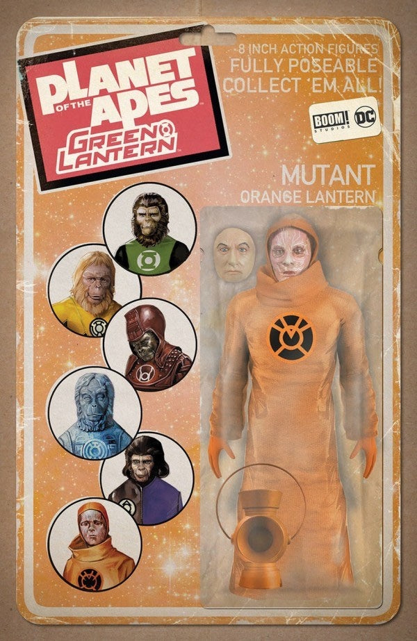 Planet of the Apes / Green Lantern #6  (2017) - Unlock Vintage Figure Variant