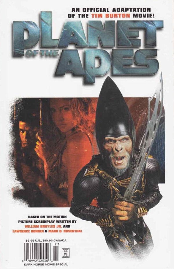 Planet of the Apes Movie Adaptation #1 - Dynamic Forces White Variant (2001)
