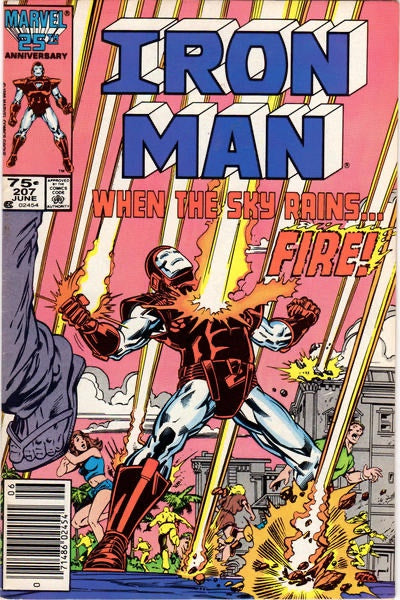 Iron Man #207 (1986) - Newsstand Edition