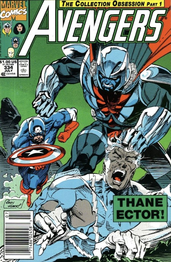 Avengers #334 - Newsstand Edition (1991)