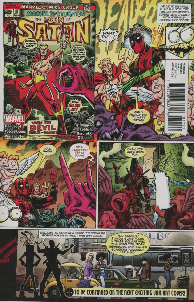 Deadpool #17 (2016) - Scott Koblish #SecretComic Variant