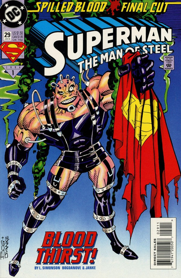 Superman: The Man of Steel #29 (1993)