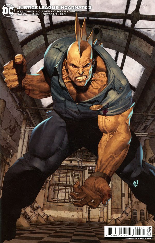 Justice League Incarnate #3 (2022) - 1:25 Olivetti Variant