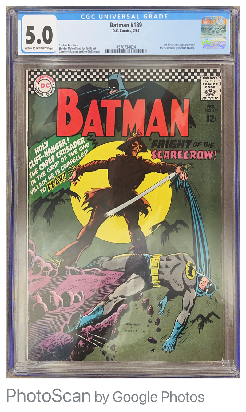 Batman #189 (1966) - CGC 5.0