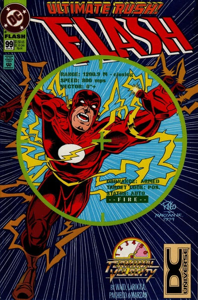 Flash #99 (1995) - Mike Wieringo DC Universe Logo Variant