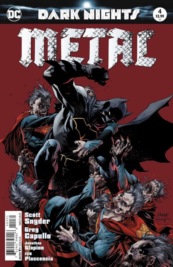 Dark Nights: Metal #4 (2017) - Lee Variant