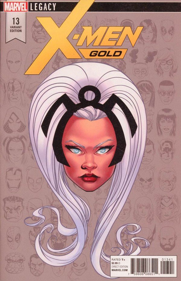 X-Men: Gold #13 (2017) - 1:10 McKone Legacy Headshot Variant