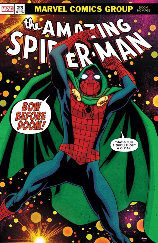 Amazing Spider-Man #23 (2026) - Mike McKone Doom Homage Variant