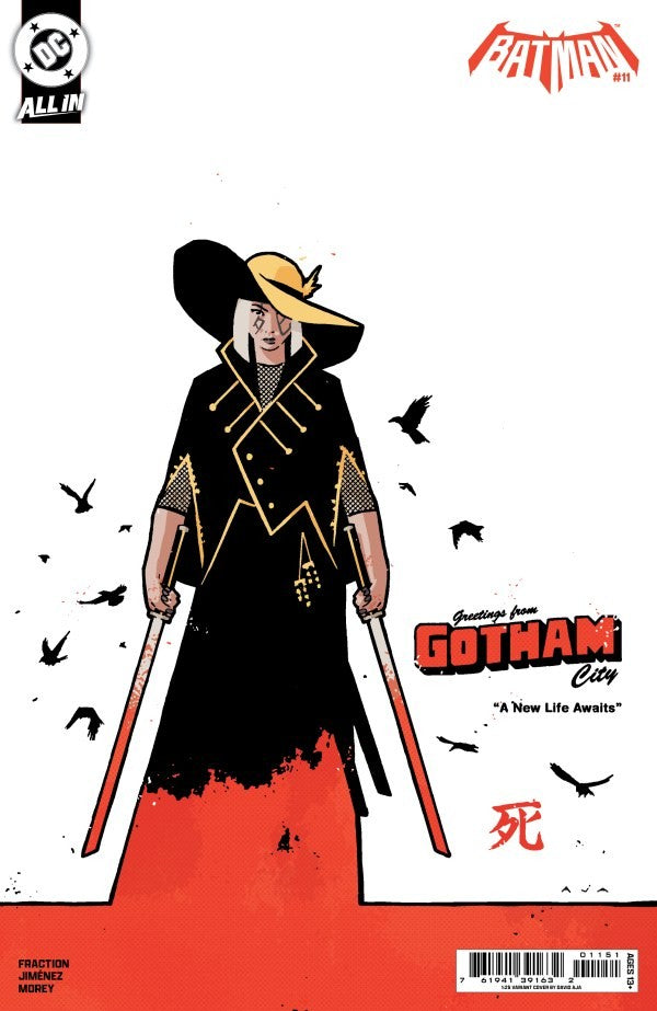 Batman #11 (2026) - 1:25 David Aja Variant
