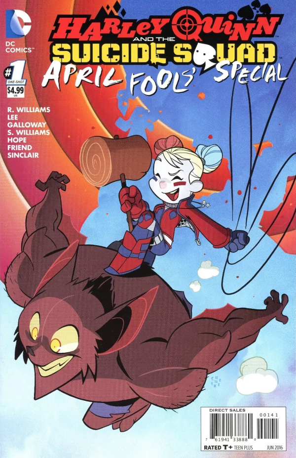 Harley Quinn and the Suicide Squad April Fool's Special #1 - Sean 'Cheeks' Galloway Variant (2016)