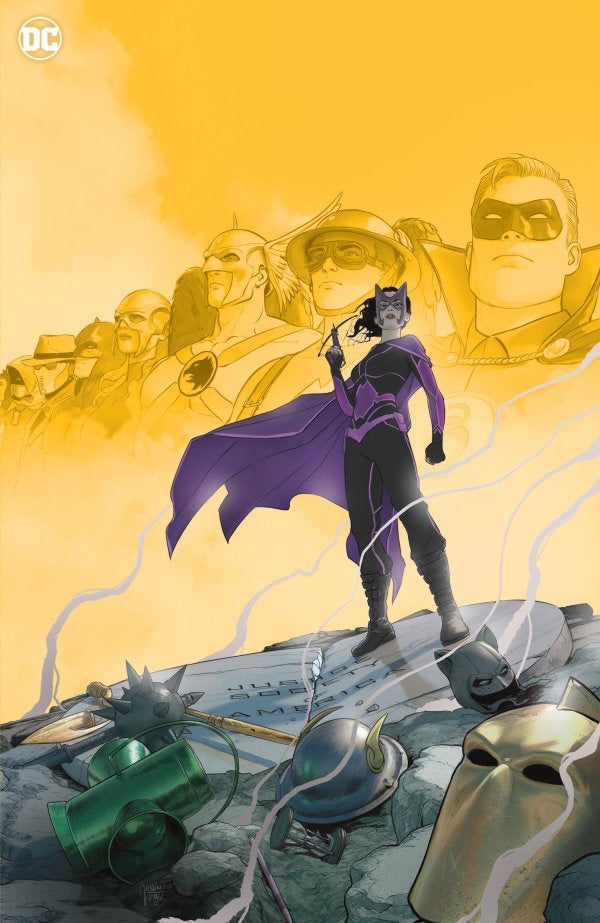 Justice Society of America: Gold #1 (2023) - Cover B Mikel JanÃ­n Golden Age Foil Variant