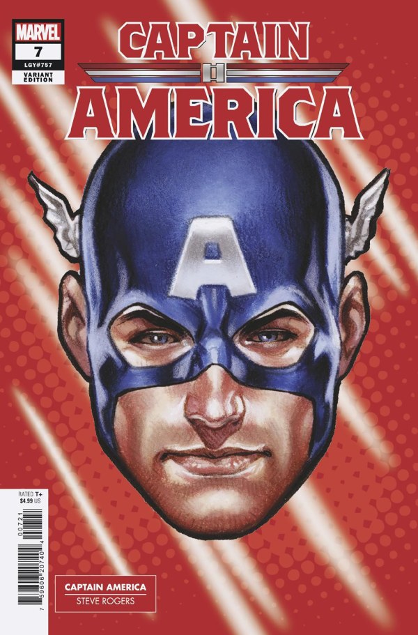 Captain America #7  (2024) - Headshot Variant