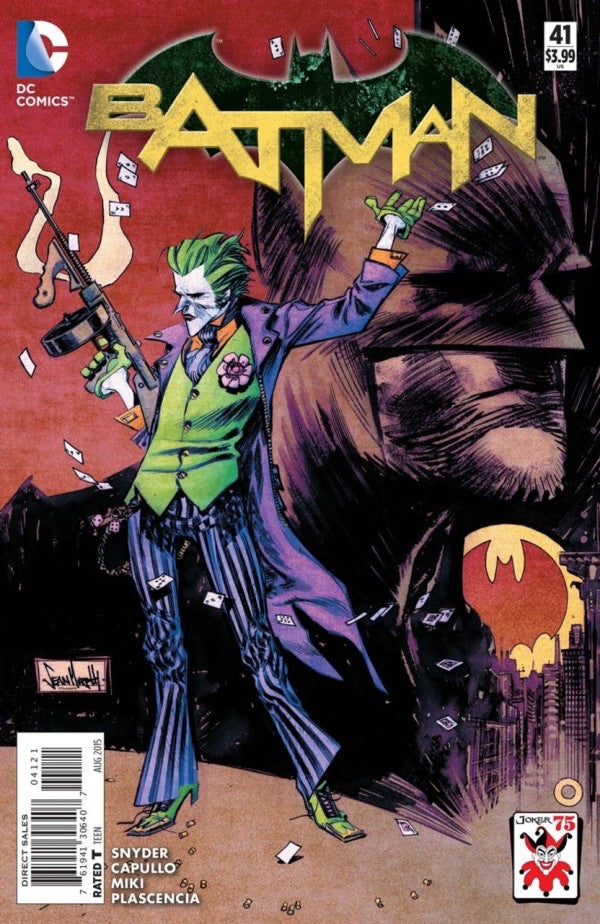 Batman #41 (2015) - Sean Murphy Joker 75th Anniversary Variant