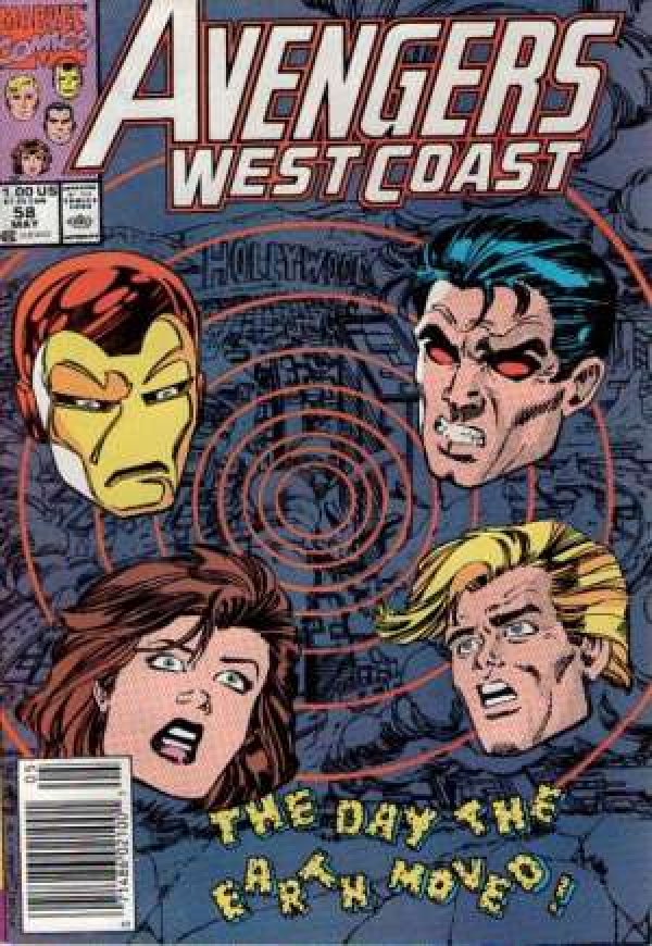 Avengers West Coast #58 (1990) - Newsstand Edition