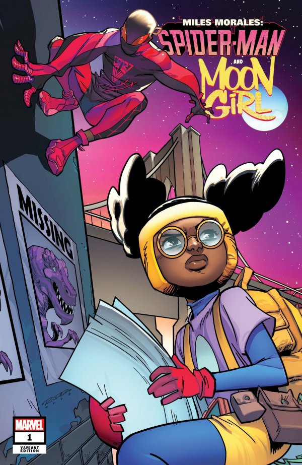 Miles Morales: Spider-Man and Moon Girl #1 (2022) - 1:25 Randolph Connecting Variant