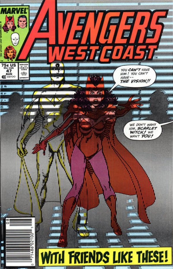 Avengers West Coast #47 (1989) - Newsstand Edition