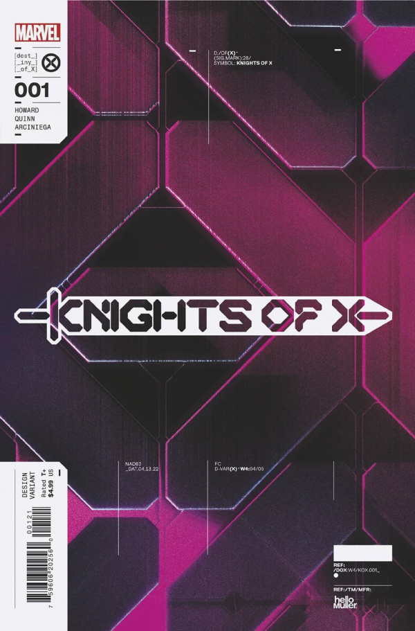 Knights of X #1 (2022) - 1:10 Muller Design Variant