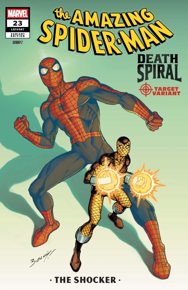 Amazing Spider-Man #23 (2026) - Mark Bagley Death Spiral Target Variant