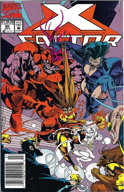X-Factor #80 (1992) - Newsstand Edition