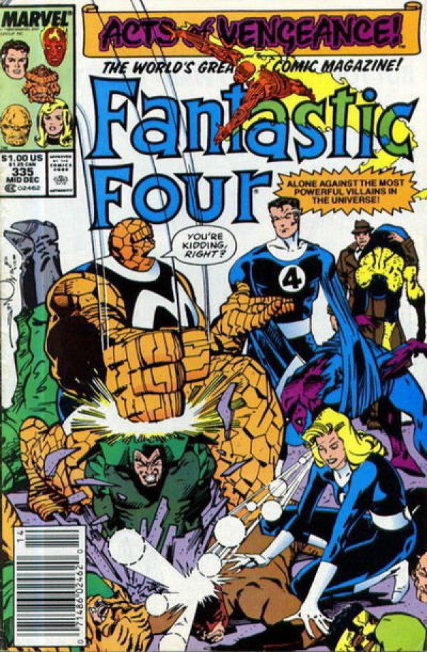 Fantastic Four #335 (1989) - Newsstand Edition