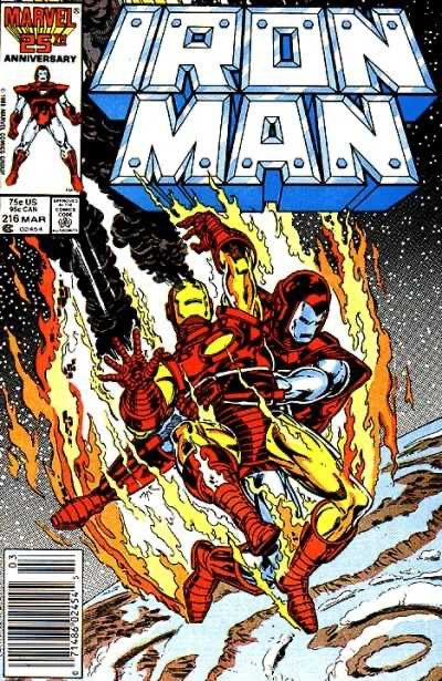 Iron Man #216 (1987) - Newsstand Edition