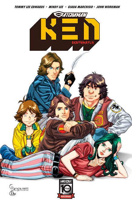 Gatchaman - Ken: Deathmatch #1 (2024) - Batista The Breakfast Club Movie Poster Homage Variant