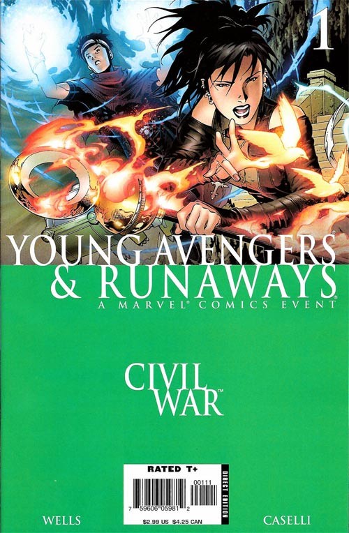 Civil War: Young Avengers & Runaways #1-4 (2006) Complete Set