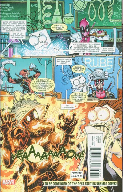Deadpool #7 (2016) - Secret Comic Variant