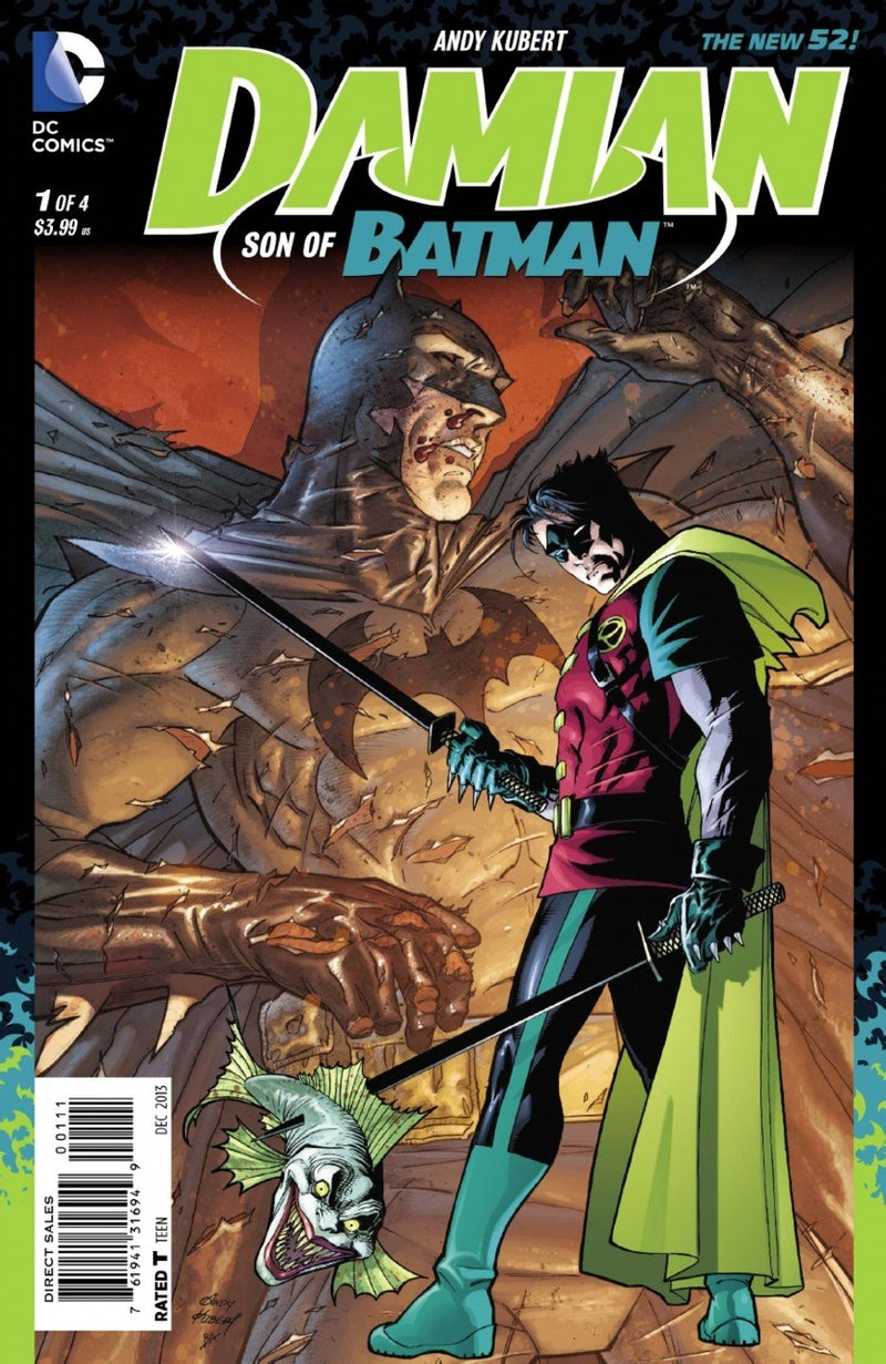 Damian: Son of Batman #1-4 (2013) Complete Set