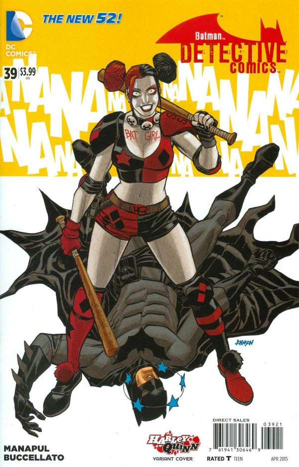 Detective Comics #39 (2015) - Dave Johnson Harley Quinn Variant