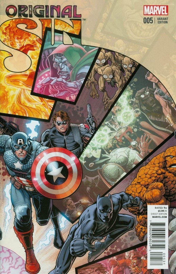 Original Sin #5 (2014) - Arthur Adams Battle Connecting Varian