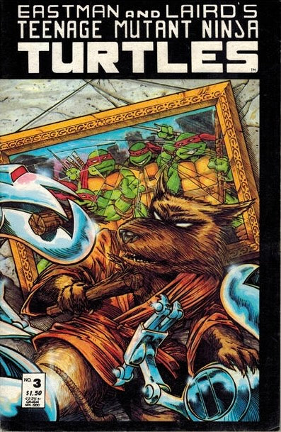Teenage Mutant Ninja Turtles #3 (1988) - 2nd Printing