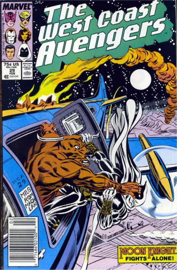 West Coast Avengers #29 (1988) - Newsstand Edition