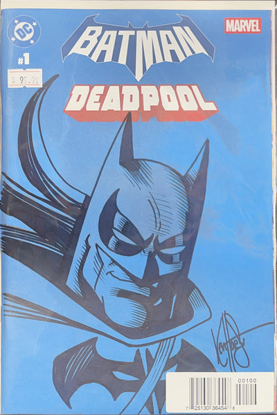 DC / Marvel: Batman / Deadpool #1 Dynamic Forces Copy Remarked By Ken Haeser (2026)