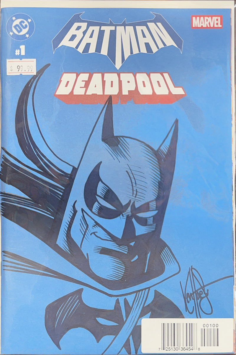 DC / Marvel: Batman / Deadpool #1 Dynamic Forces Copy Remarked By Ken Haeser (2026)