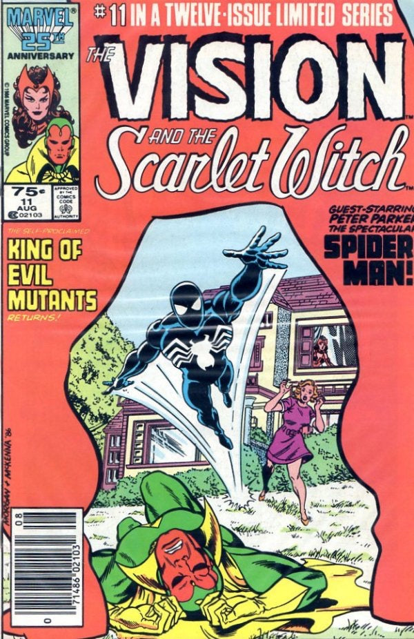 Vision and the Scarlet Witch #11 (1986) - Newsstand Edition