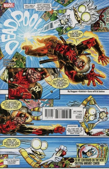 Deadpool #11 (2016) - Scott Koblish #SecretComic Variant