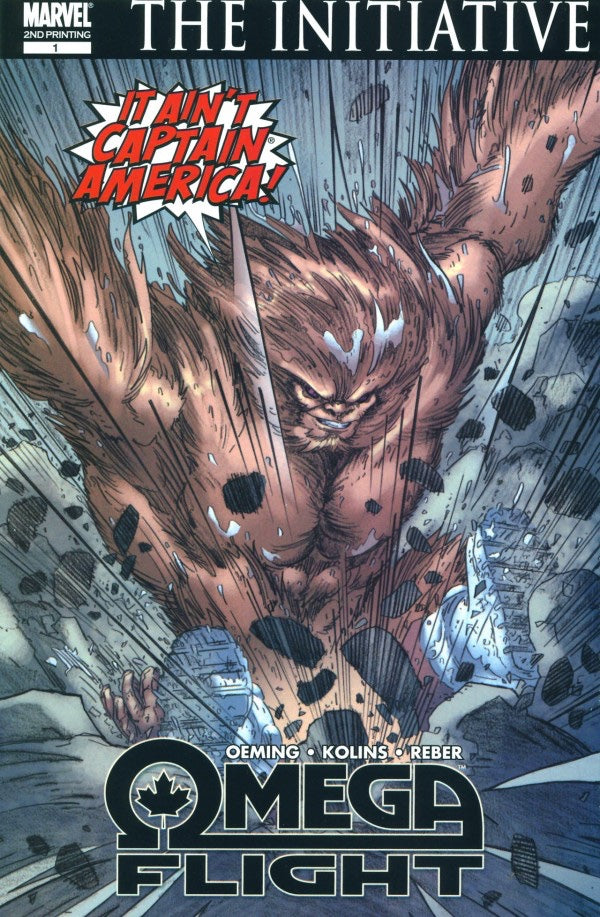 Omega Flight #1 (2007) - 2nd Printing Scott Kolins