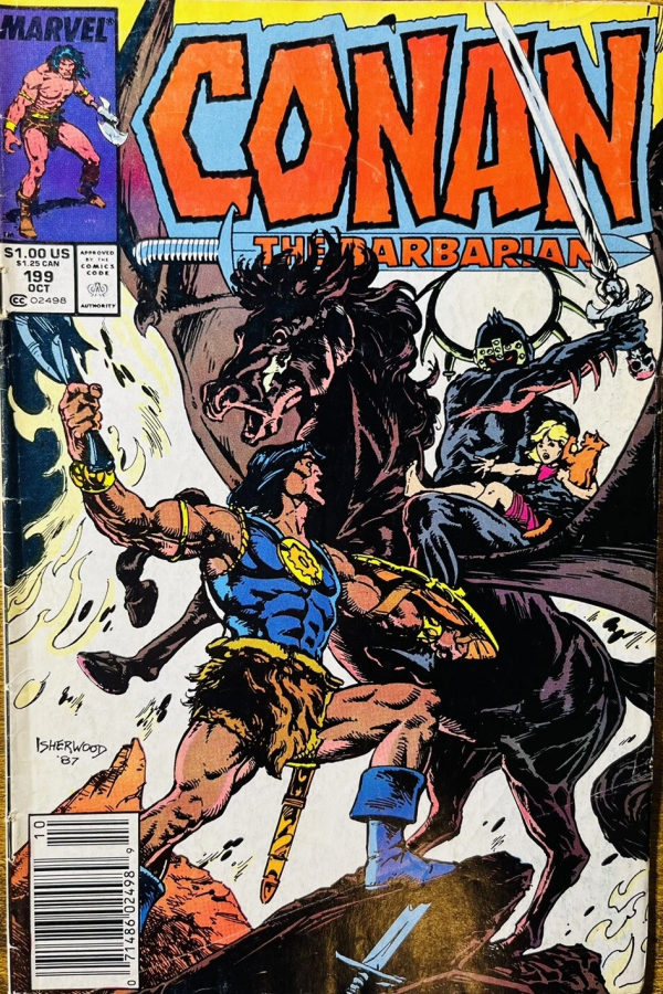 Conan the Barbarian #199 (1987) - Newsstand Edition (low grade)