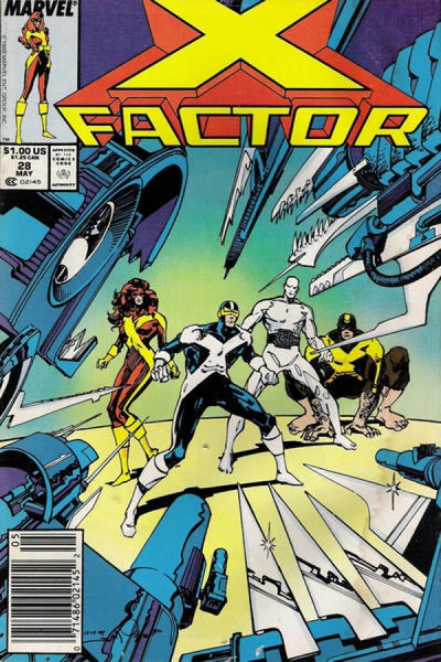 X-Factor #28 (1988)  - Newsstand Edition - Low Grade