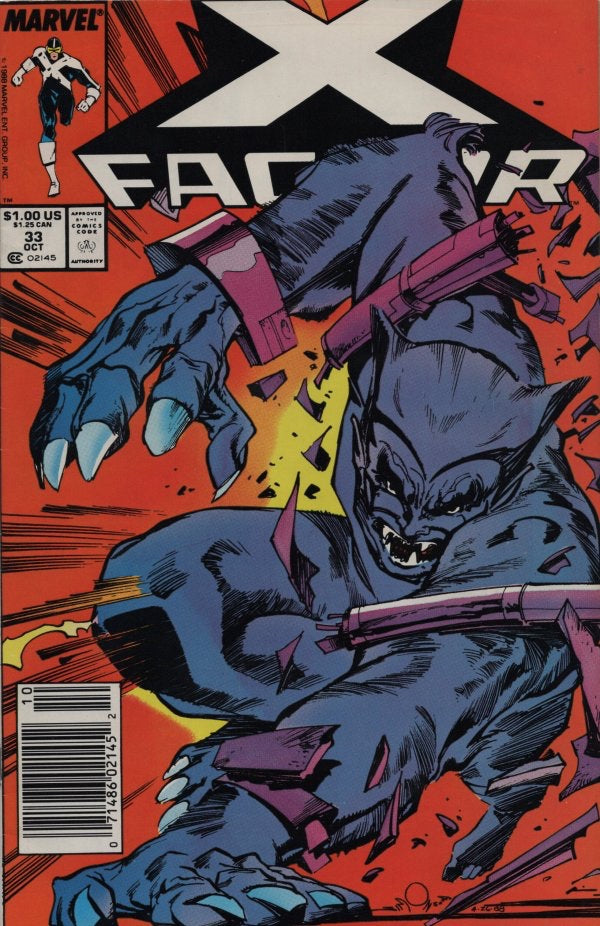 X-Factor #33 (1988) - Newsstand Edition - Low Grade