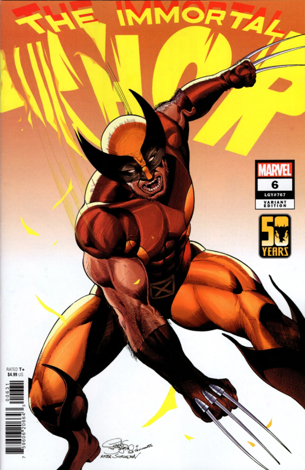 Immortal Thor #6 (2024) - Wolverine 50th Anniversary Variant