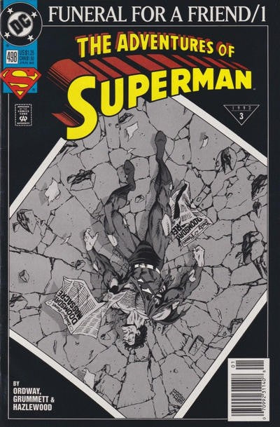 Adventures of Superman #498 (1993) Newsstand Edition #498 (1993)