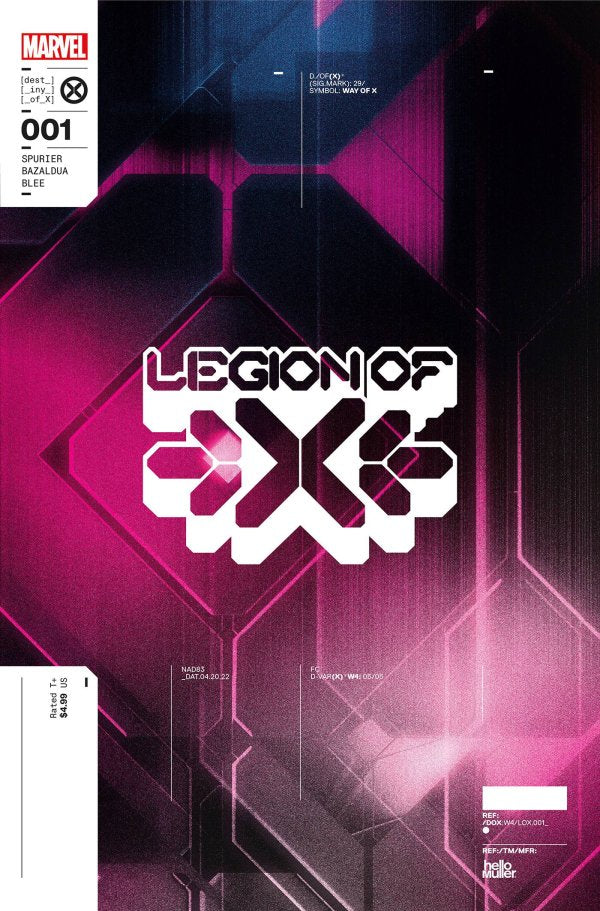 Legion of X #1 (2022) - 1:10 Muller Design Variant