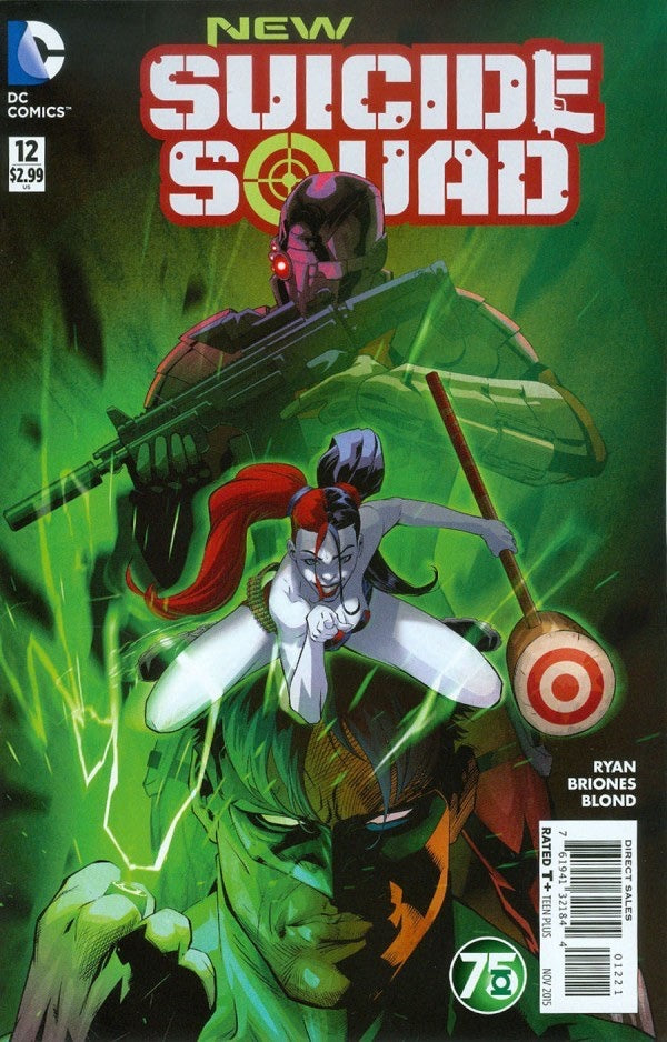 New Suicide Squad #12 (2015) - Ryan Benjamin Green Lantern 75th Anniversary Variant