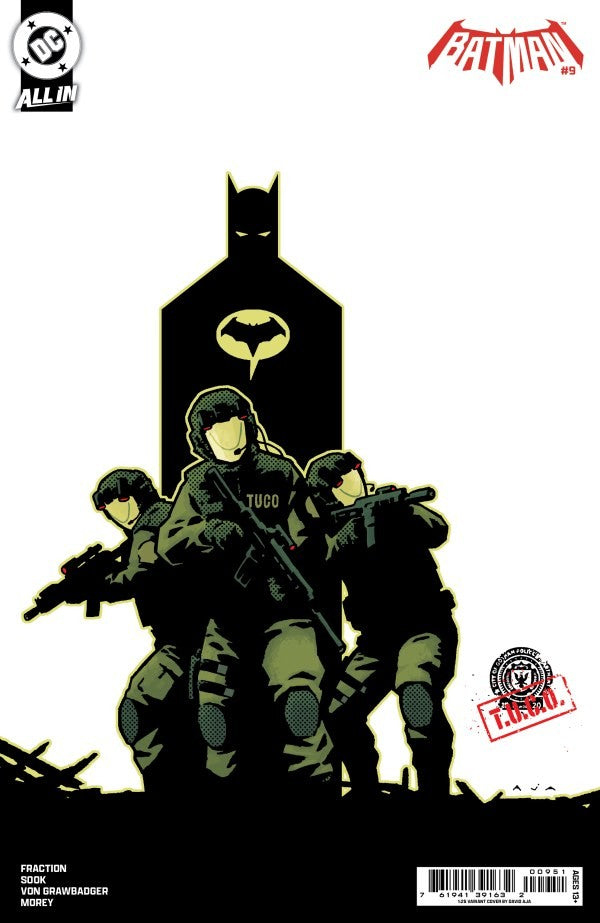 Batman #9 (2026) - 1:25 David Aja Variant