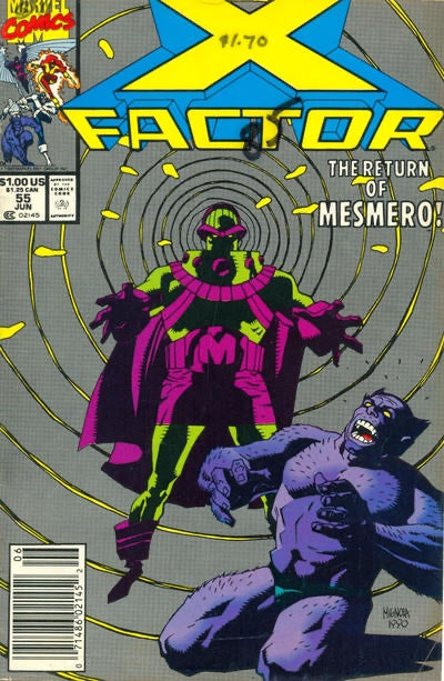 X-Factor #55 (1990) - Newsstand Edition