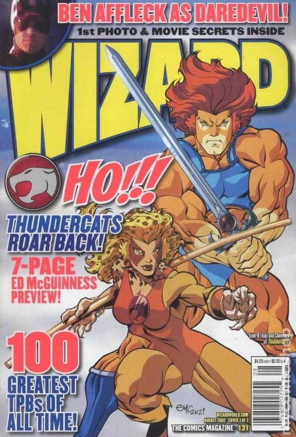 Wizard Magazine #131 (2002) - Ed McGuinness Variant - Sealed