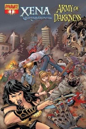 Xena / Army of Darkness: What... Again?! #1  (2008) - Miguel Montenegro Variant