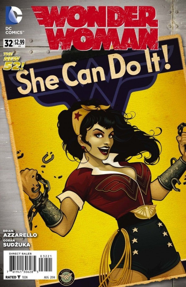 Wonder Woman #32 (2014) - Lucia Bombshells Variant